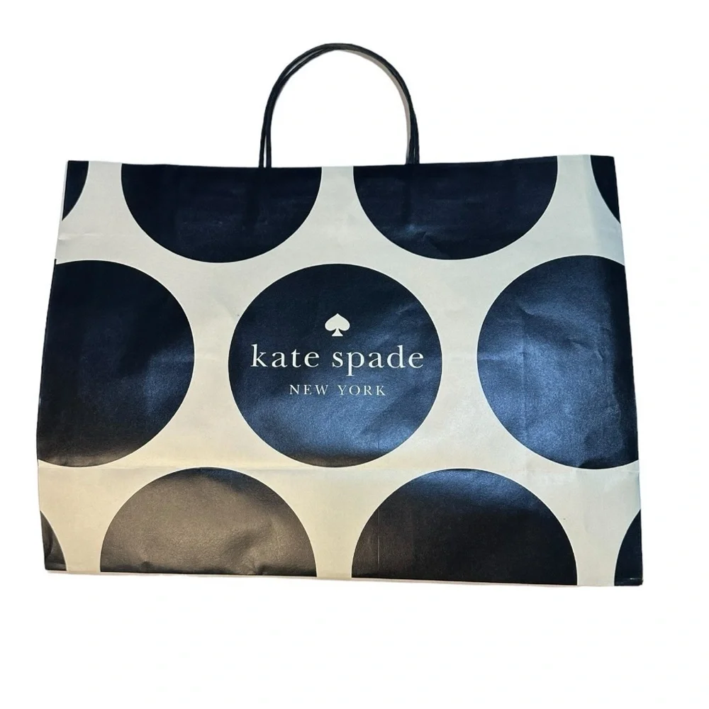 Kate Spade ♠️ Reusable Paper Shopping / Gift Bag - Picture 3 of 6